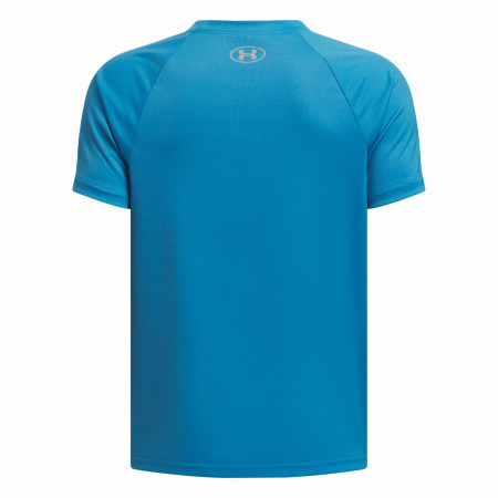 Maglietta da bambino Under Armour Tech Split Wordmark SS-BLU