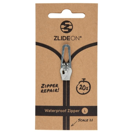 Cerniera di ricambio ZlideOn Opravný jezdec pro voděodolné zipy - L argento silver