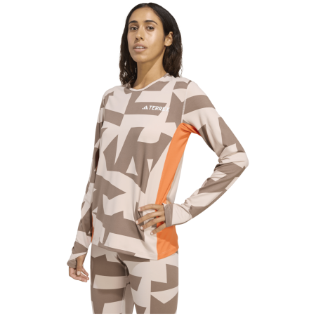 Maglietta sportiva da donna Adidas Multi Syn Ls Wa