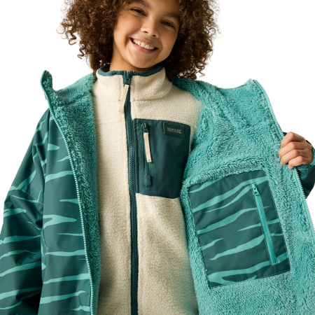 Cappotto impermeabile per bambini Regatta Junior Changing Robe Mediterranea