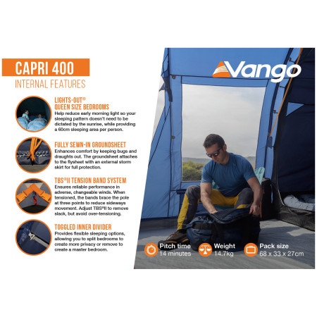 Tenda Vango Capri 400