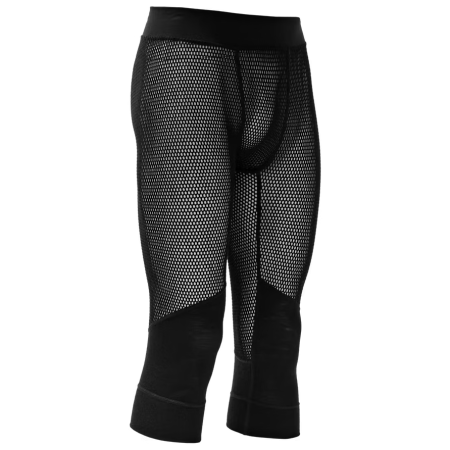 Pantaloni termici da uomo Devold Wool Mesh Pro 3/4 Longs Man nero Black