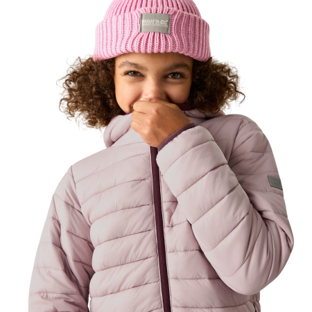 Giacca invernale per bambini Regatta Junior Hooded Marizion Powder Lilac