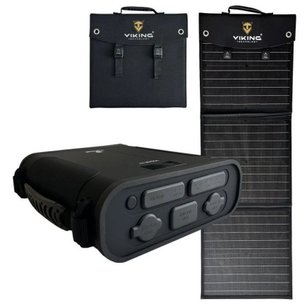 Set Viking Technology powerbank Viking VIDAR IV e pannello solare Viking L60 PD