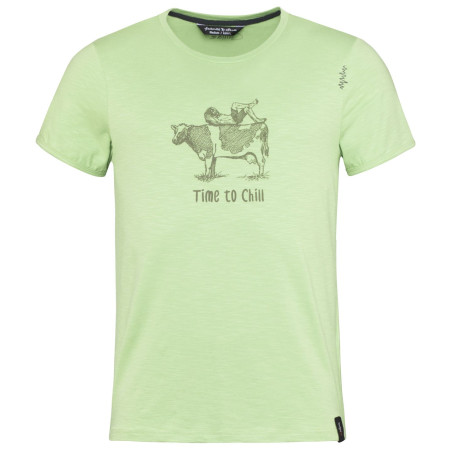 Maglietta da uomo Chillaz Cow verde Lightgreen