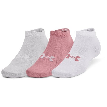 Set di calzini Under Armour Essential Low Cut 3pk rosa Pink Elixir / White / Halo Gray