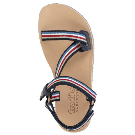 Sandali da bambino Froddo Barefoot flexy straps Blue/Red