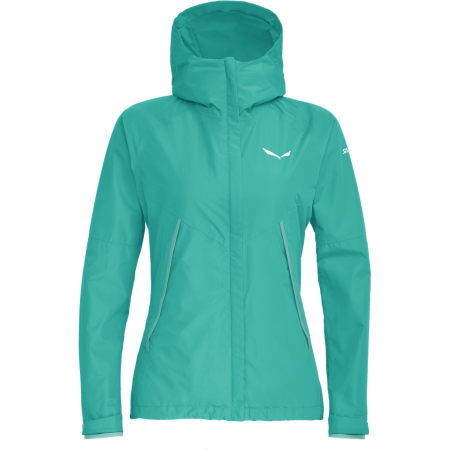 Giacca da donna Salewa Puez PTX 2L W JKT verde LagoonGreen
