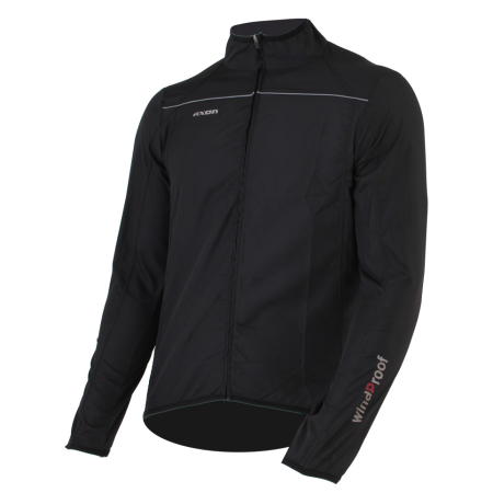 Giacca a vento da uomo Axon Nippon nero
