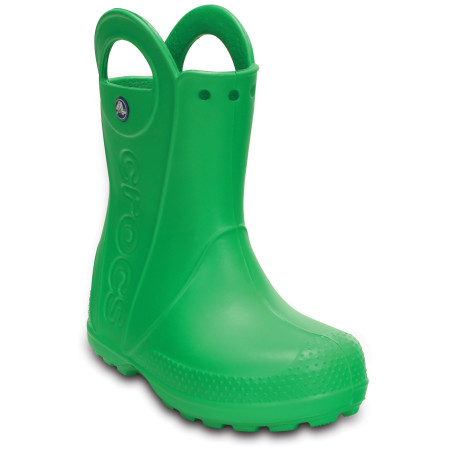 Stivali da pioggia per bambini Crocs Handle It Rain Boot Kids verde Grass Green
