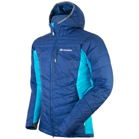 Giacca da uomo Sir Joseph Lotus Hooded Man blu Navy/Turquoise