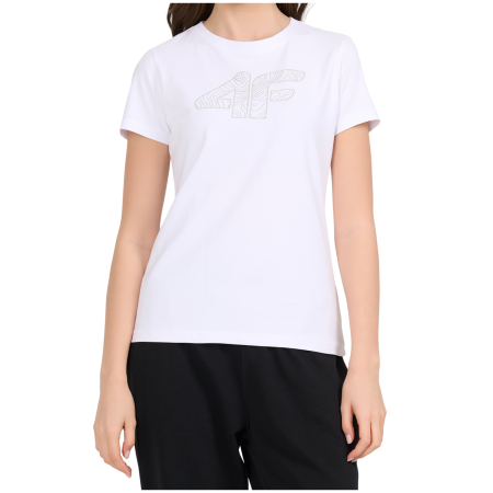 Maglietta da donna 4F Tshirt F3309 bianco White