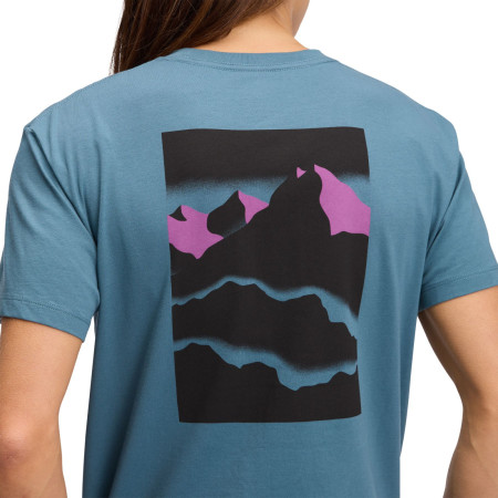 Maglietta da donna Black Diamond W Mountainscape SS Tee
