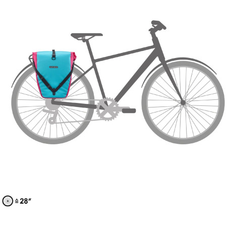 Borsa impermeabile per bicicletta Ortlieb Back-Roller Cyber