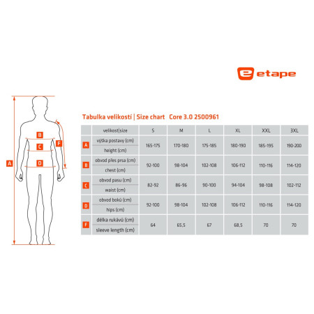 Felpa da uomo Etape Core 3.0