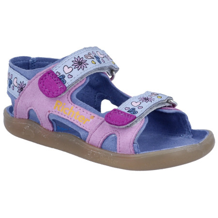 Sandali da bambino Richter Lucky Cameo/Pink/Flieder blu/rosa cameo/pink/flieder