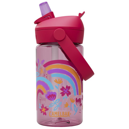 Borraccia Camelbak Thrive Flip Straw Kids 0,4l rosa Rainbow Floral