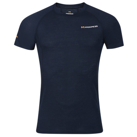 Maglietta funzionale da uomo Progress MA NKR 125 nero/blu černo-modrá