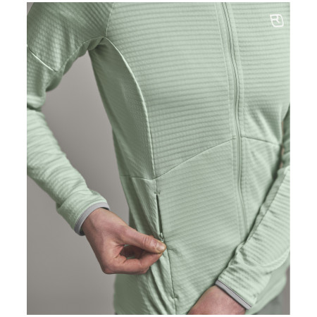 Felpa tecnica da donna Ortovox Fleece Light Grid Hoody W