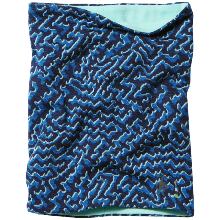 Foulard multifunzionale Smartwool Thermal Merino Reversible Neck Gaiter blu PACIFIC BLUE RETRO LINE