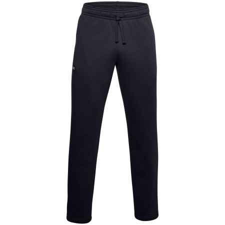 Pantaloni da uomo Under Armour Rival Fleece Pants nero Black / / Onyx White