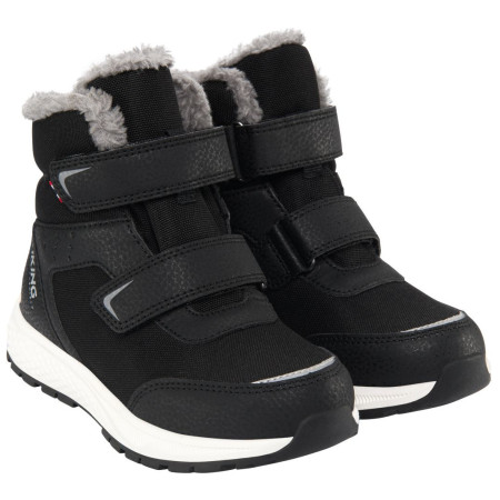 Stivali invernali per bambini Viking Outdoor Footwear Equip Warm WP 2V Black/Grey