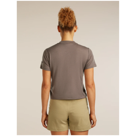 Maglietta da donna Icebreaker Merino 150 Tech Lite SS Crop Tee Seed Story