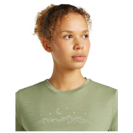 Maglietta da donna Icebreaker Women Merino 150 Tech Lite SS Tee Sparkling Stars