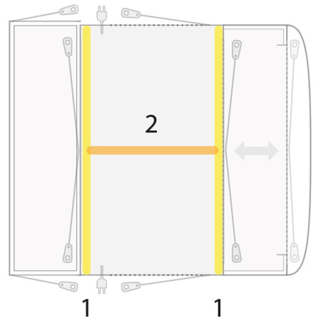 Tenda per minibus Outwell Maryville 260SA Flex