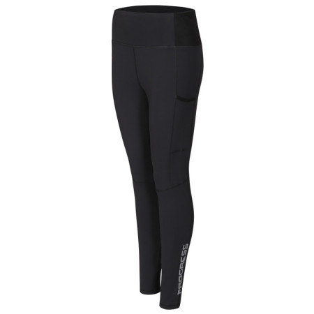 Leggings da donna Progress Velocita nero černá
