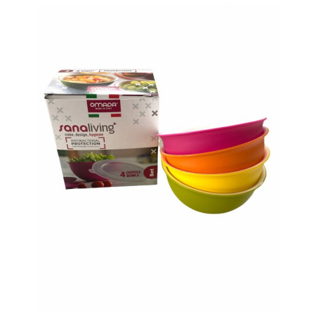 Set di ciotole Omada Sanaliving Bowls Set 4x 0,5L