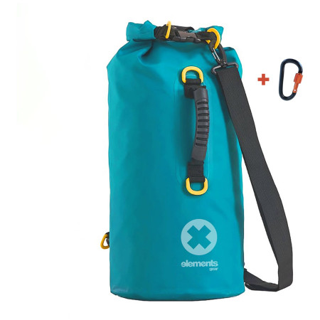 Borsa impermeabile Elements Gear Expedition 2.0 - 60L (2 popruhy) blu tyrkysová