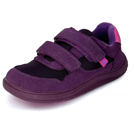Scarpe barefoot tutto l’anno per bambini Bugga Safi Dark Purple