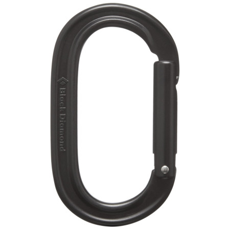 Moschettone Black Diamond Oval Keylock nero Black