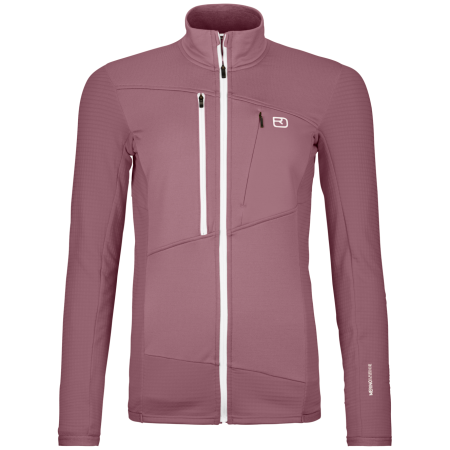 Felpa tecnica da donna Ortovox Fleece Grid Jacket W
