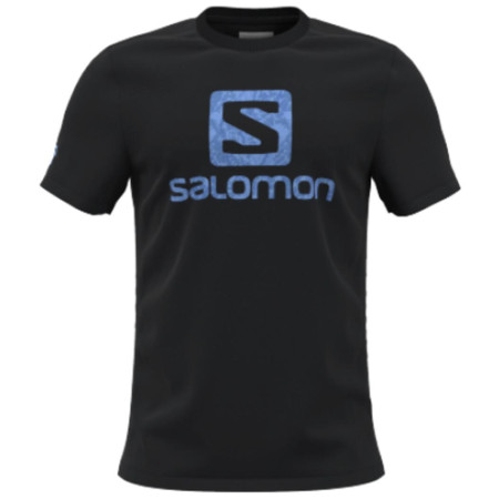 Maglietta da uomo Salomon Outlife Logo Ss Tee M nero Black