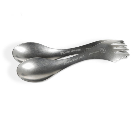 Spork Light My Fire Swedish Spork 2-pack argento stainless