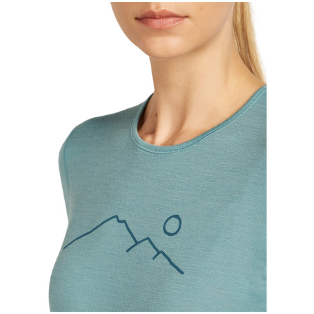Maglietta sportiva da donna Icebreaker Women Merino 200 Oasis LS Crewe Rainer Ridge