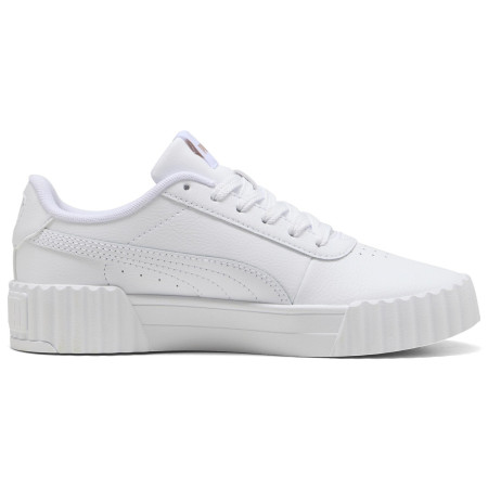 Scarpe da bambino Puma Carina 3.0 Jr White-Gold bianco PUMA White-PUMA Gold