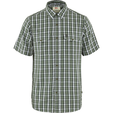 Camicia da uomo Fjällräven Abisko Cool Shirt SS M verde Patina Green-Dark Navy