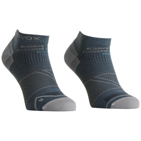 Calze in lana merino da donna Ortovox Alpine Light Low Socks W grigio/blu Dark Arctic Grey
