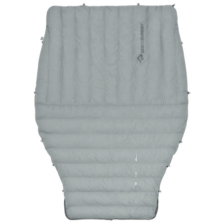 Sacco a pelo in piuma Sea to Summit Cinder Cd II Long grigio Pale Grey / Dark Grey