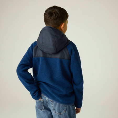 Felpa da bambino Regatta Munro Hybrid Jacket AviBlueNavy
