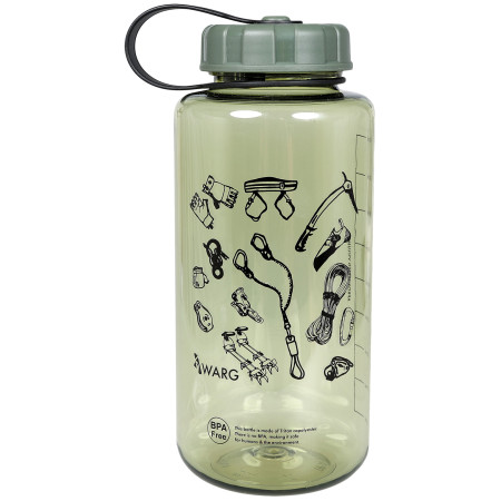Borraccia Warg Gear Tritan Wide 1 L verde green