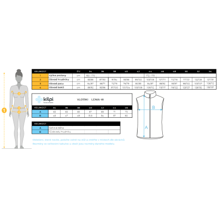 Gilet da donna Kilpi Lenia-W