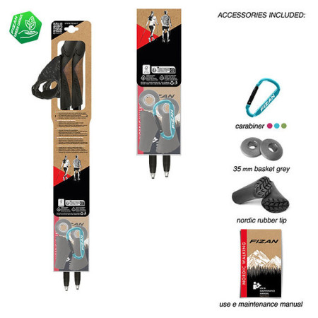 Bastoncini da nordic walking Fizan Lite Tech 4