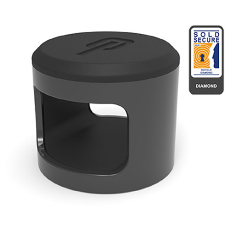 Lucchetto per bicicletta Hiplok Ankr nero All Black