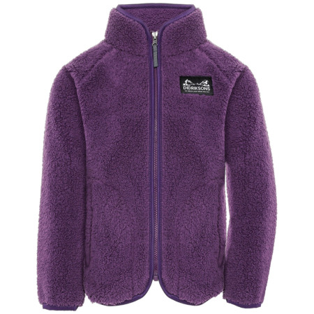 Felpa da bambino Didriksons Gibbs Kids Fullzip 2 Northen Purple viola Northen Purple