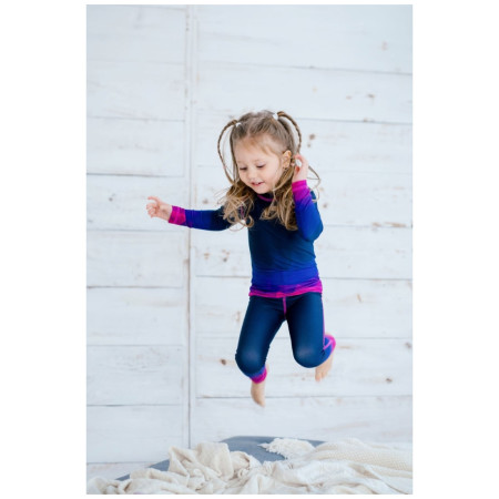 Maglietta sportiva per bambini WAMU Mozaika purple