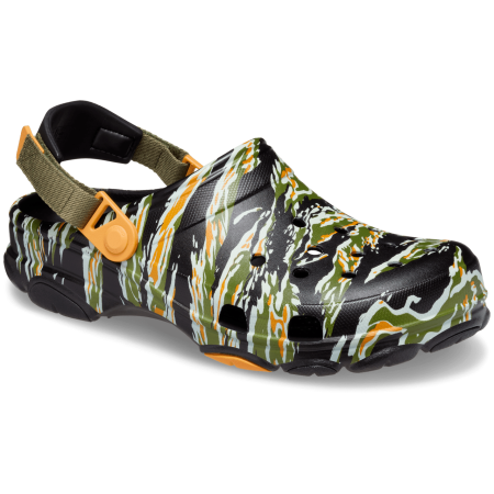 Pantofole da uomo Crocs Classic All Terrain Camo Clog nero/verde Black/Multi